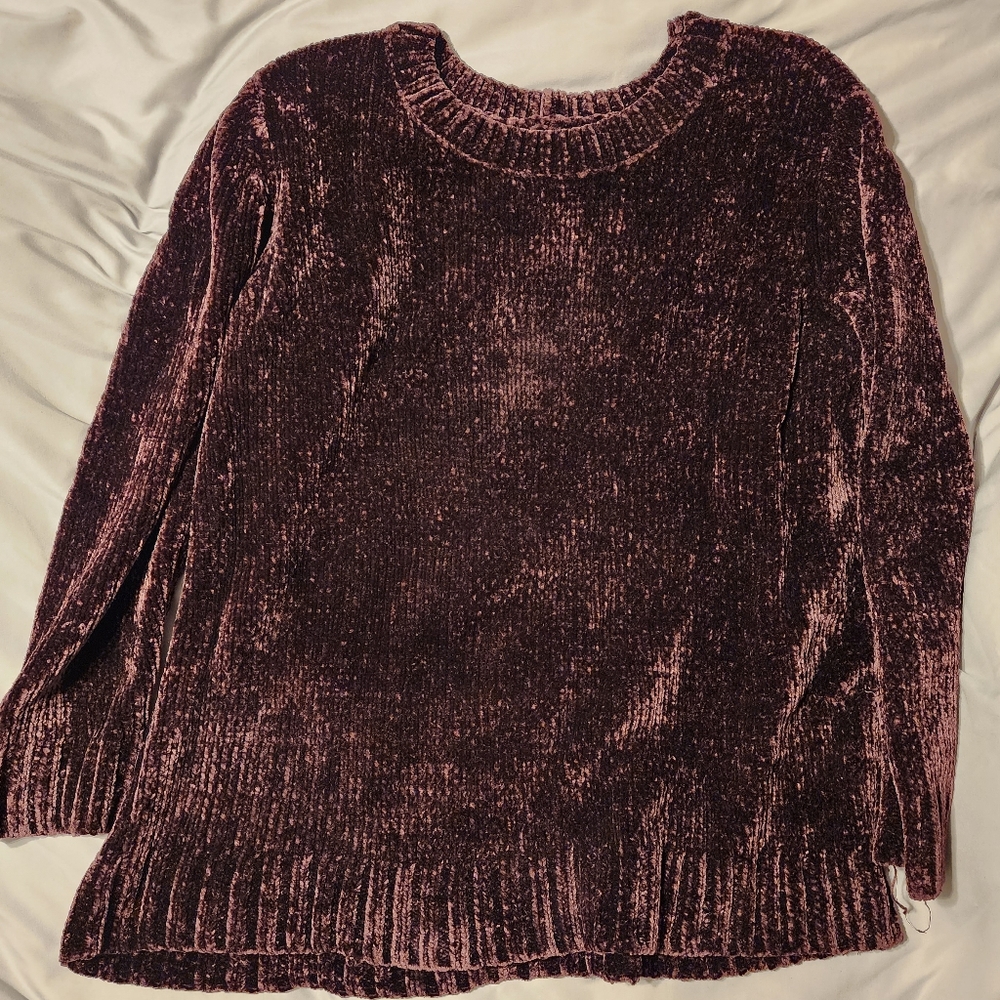 EUC Orvis Eggplant XL Sweater